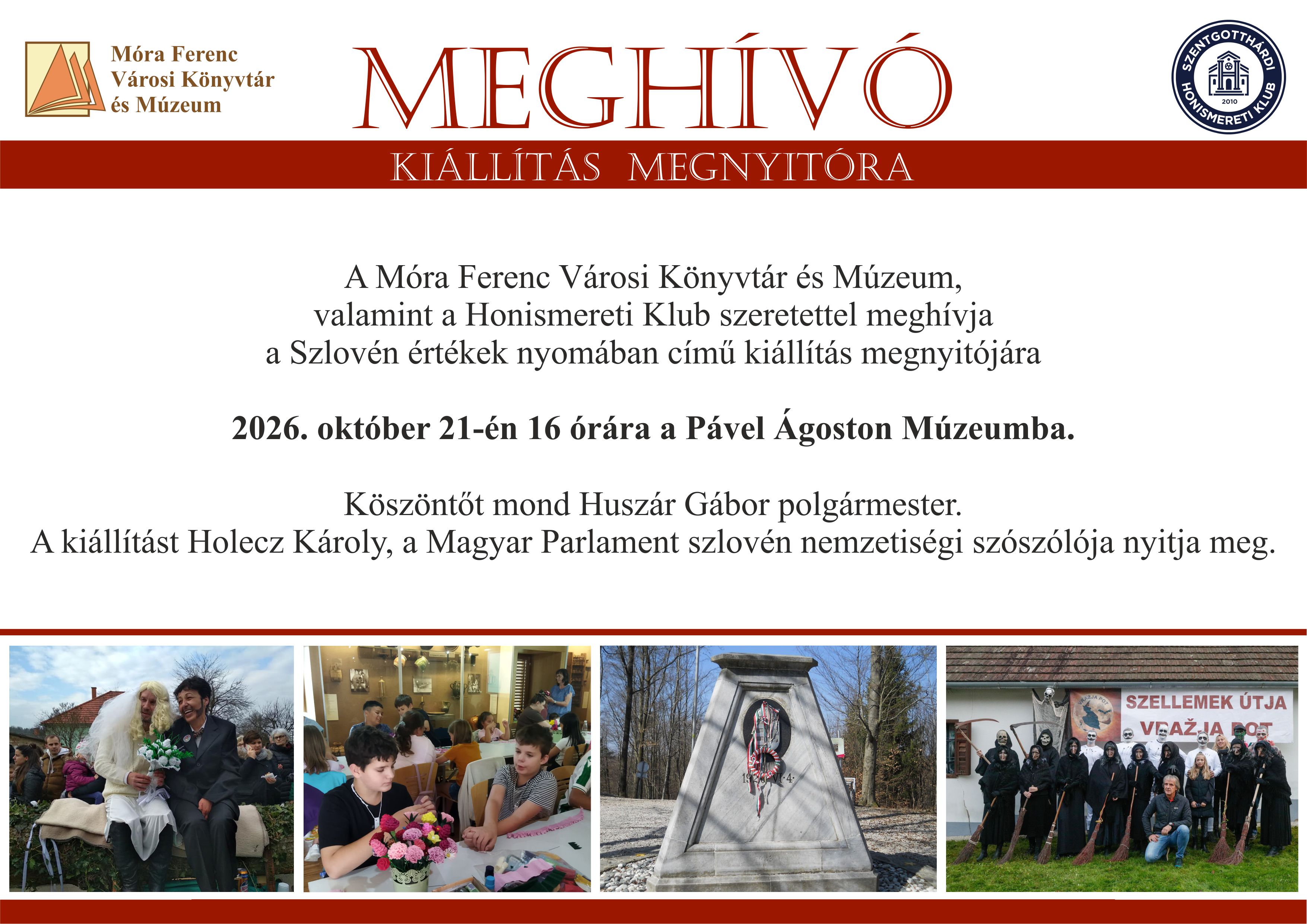 Meghívó Szlovén értékek nyomában