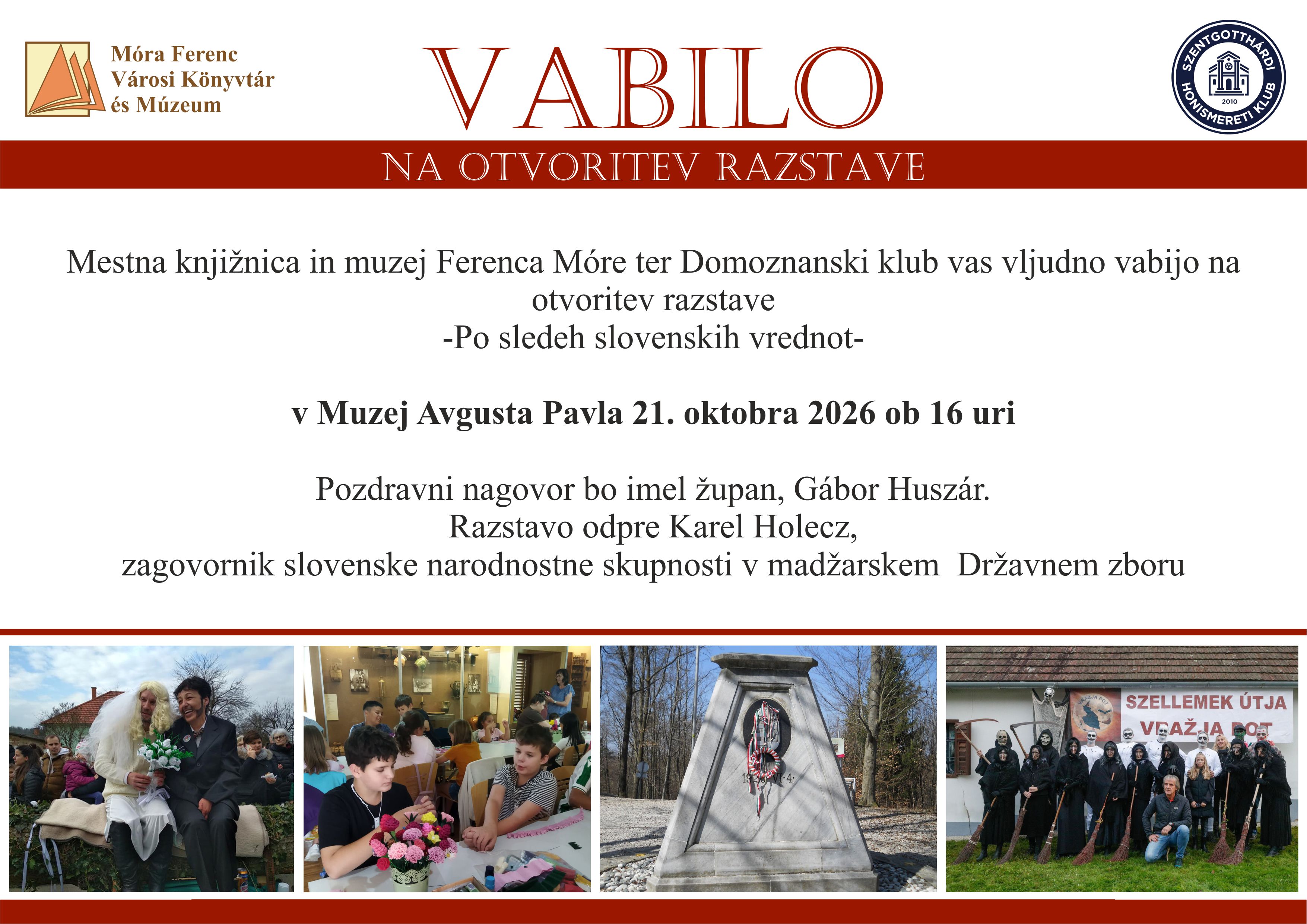 Vabilo Po sledeh slovenskih vrednot